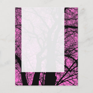 Panel 057 - High Contrast Tree - FF66CC Flyer