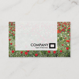 Panel - Bed of Tulips Business Card