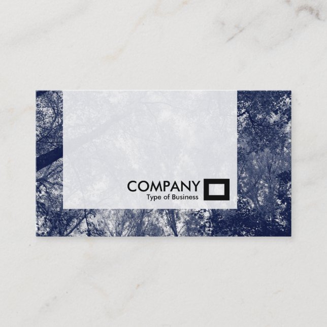 Panel - Blue Autumn Business Card (Front)