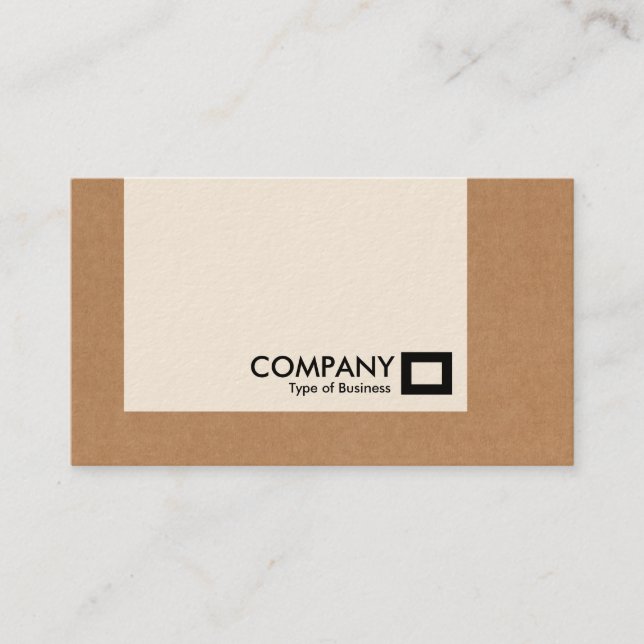 Panel - Cardboard Box (Cream Card) Business Card (Front)
