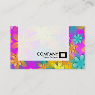 Panel - Colourful Flowers Business Card