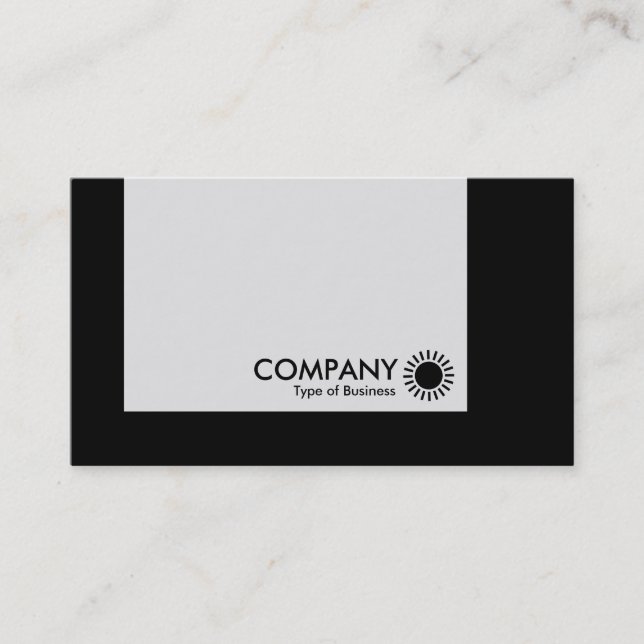 Panel - Colours - Art Deco - Black Business Card (Front)
