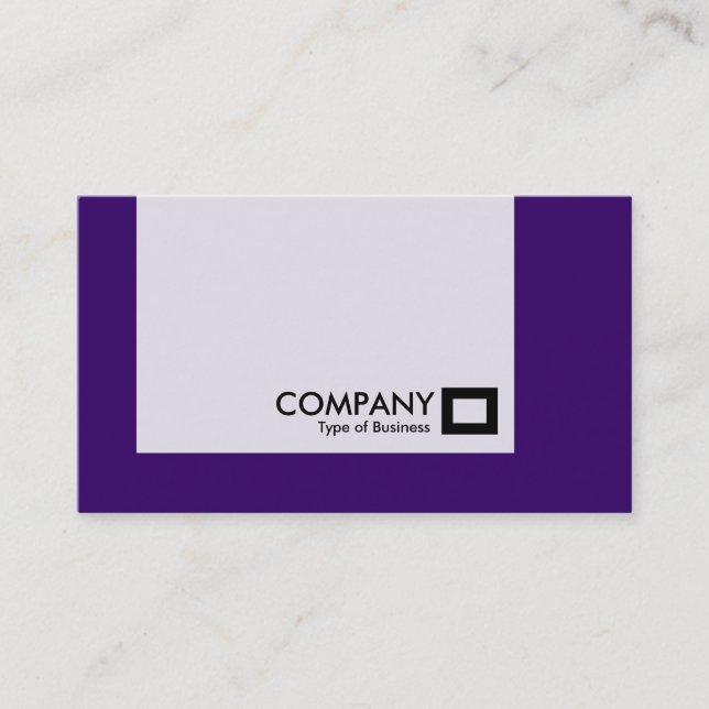 Panel - Colours - Deep Violet Business Card (Front)
