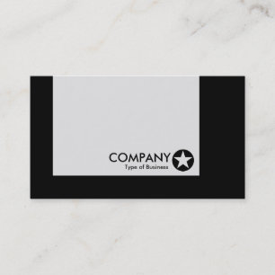 Panel - Colours - Star - Black Business Card