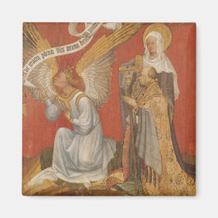 Panel from a diptych depicting the Angel Magnet