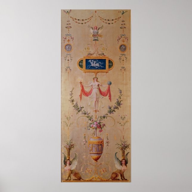 Panel from the boudoir of Marie-Antoinette Poster (Front)