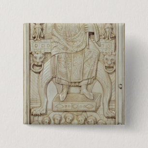 Panel from the Diptych of Consul Areobindus 15 Cm Square Badge