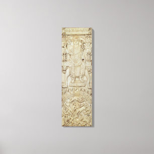Panel from the Diptych of Consul Areobindus Canvas Print