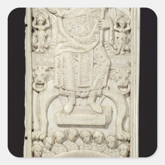 Panel from the Diptych of Consul Areobindus Square Sticker (Front)