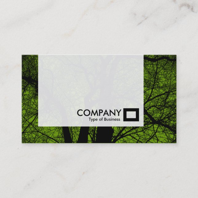 Panel - High Contrast Tree Business Card (Front)