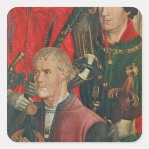 Panel of the Knights Square Sticker