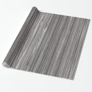Panel of Weathered Grey Wood Texture Wrapping Paper