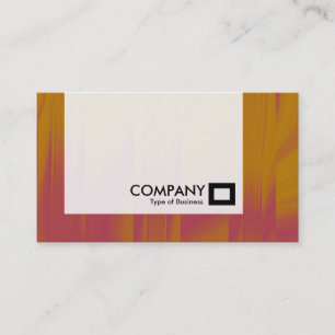 Panel - Orange and Crimson Glass Business Card