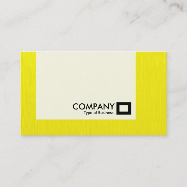 Panel - Painted Yellow Business Card (Front)