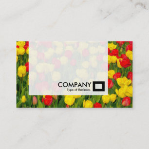 Panel - Red and Yellow Tulips Business Card