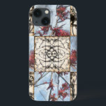 Panelled Abstract Scrollwork Painting iPhone 13 Case<br><div class="desc">A panelled abstract floral scrollwork painting by Jennifer Goldberger. A wonderfully complex piece,  no two panels are exactly the same. If you are looking for a great gift look no further!</div>