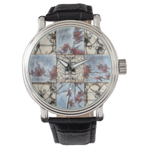 Panelled Abstract Scrollwork Painting Watch