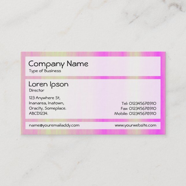 Panels 02 - Alien Sky Business Card (Front)