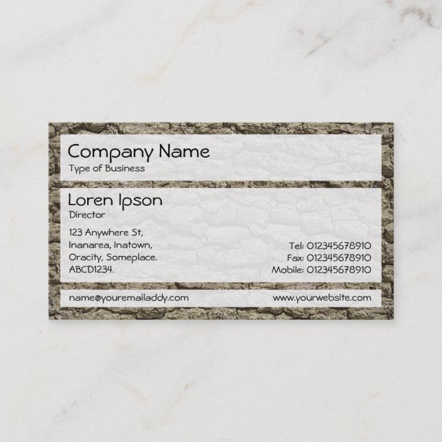 Panels 02 - Bark 02 Business Card (Front)
