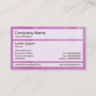 Panels 02 - Glassy Pink Bands Business Card