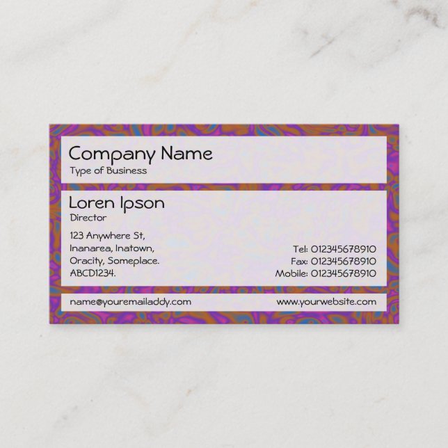 Panels 02 - Marbling 01 Business Card (Front)