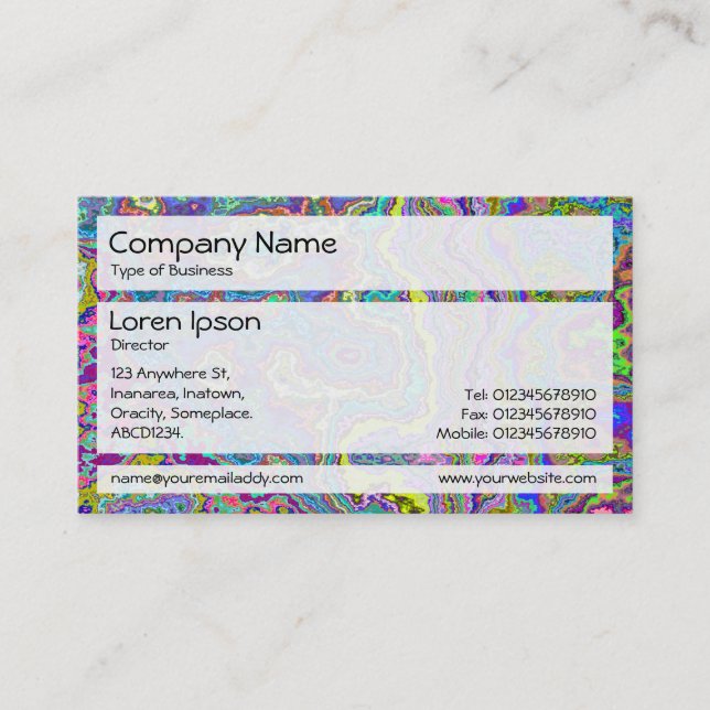 Panels 02 - Pizzazz Mineral Business Card (Front)