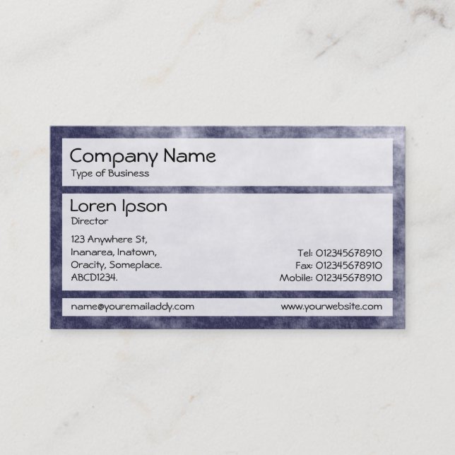 Panels 02 - Smokey Atmosphere Business Card (Front)
