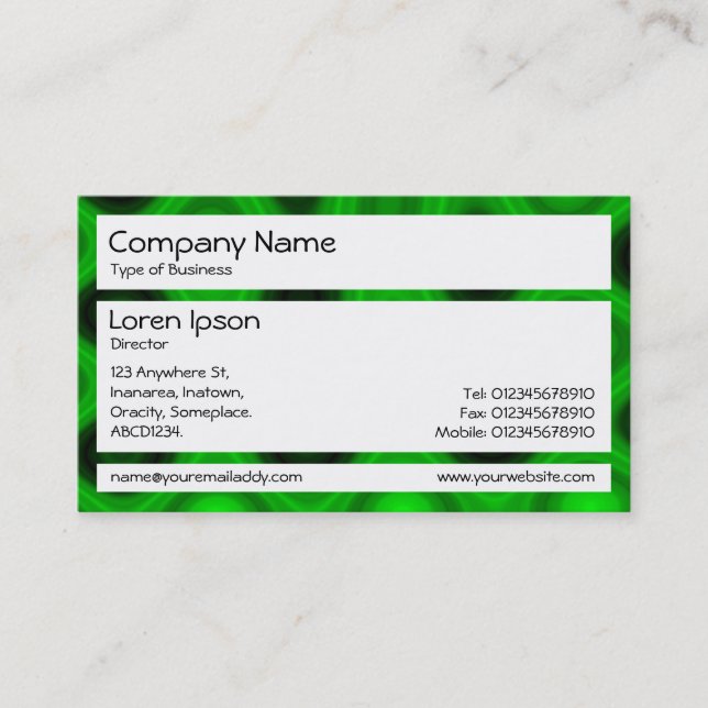 Panels - Cool Electric Business Card (Front)