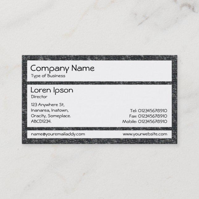 Panels - Fine Wool 01 Business Card (Front)
