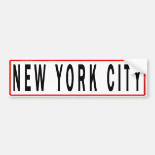 PANELS NEW YORK CITY BUMPER STICKER
