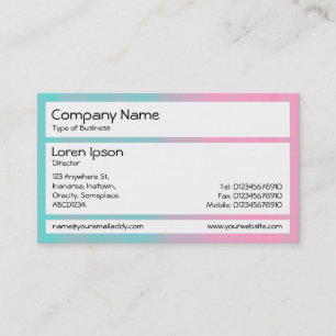 Panels - Soap Sandwich Business Card
