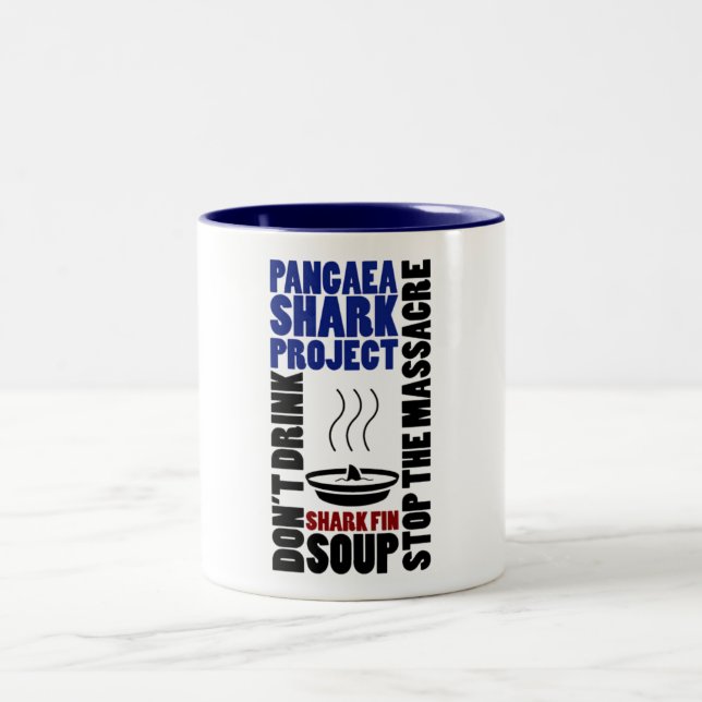 Pangaea for Sharks Stop Fin Soup Mug (Center)