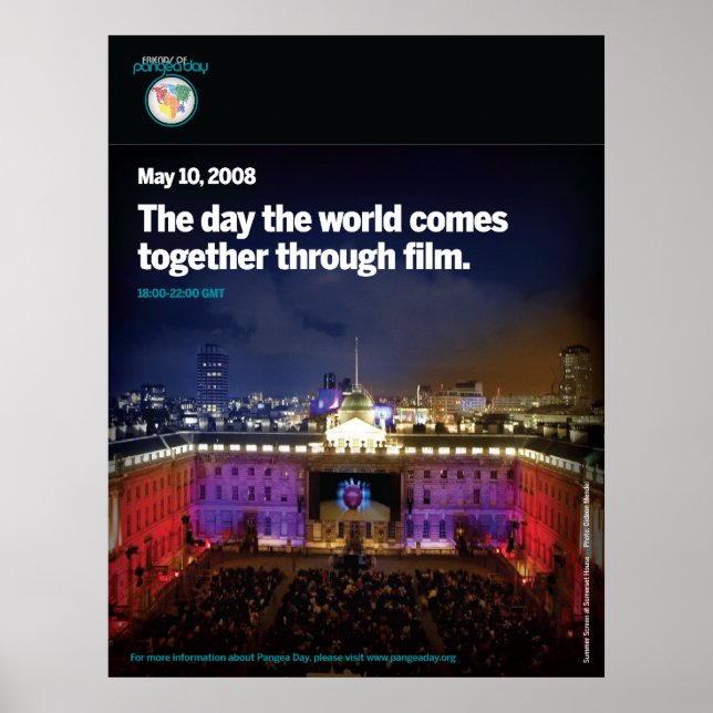 Pangea Day Poster (Front)