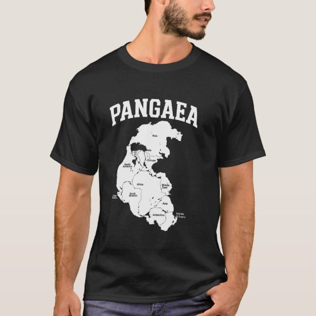 Pangea Supercontinent Pangaea T-Shirt (Front)