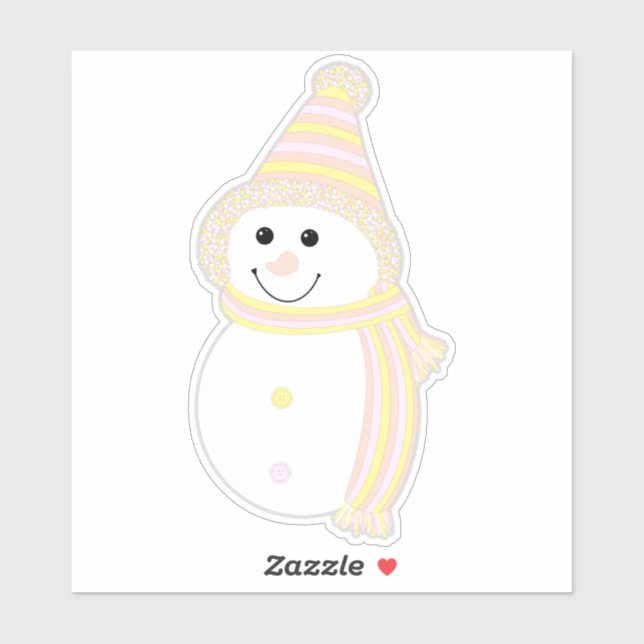 Pangender Pride Snowman Snowperson Flag (Sheet)