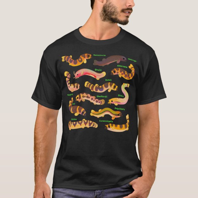 Pangio Loaches (Kuhli Loach) - Other Colour  T-Shirt (Front)