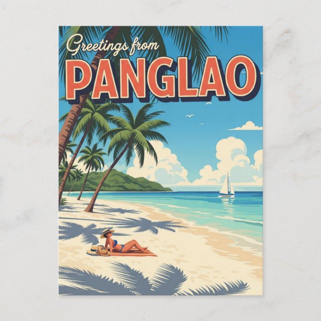 Panglao Island Philippines Travel Postcard (Front)