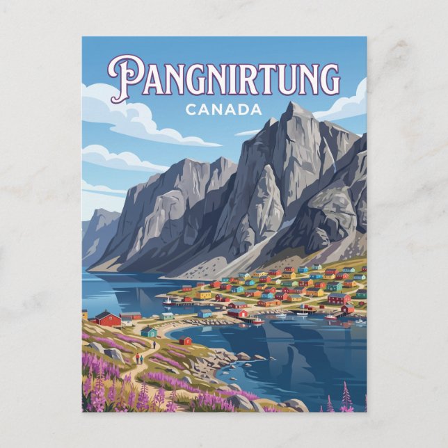 Pangnirtung Canada Postcard (Front)