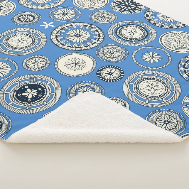 pango blue sherpa blanket (3/4)