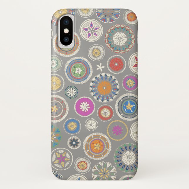 pango mandala pewter Case-Mate iPhone case (Back)