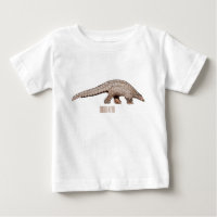 Pangolin cartoon illustration