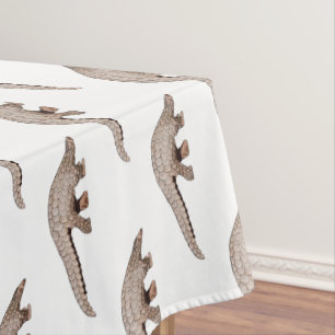 Pangolin cartoon illustration tablecloth