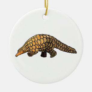 Pangolin Ceramic Tree Decoration