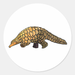 Pangolin Classic Round Sticker