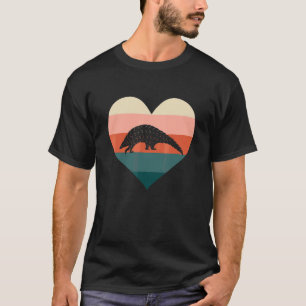 Pangolin Fan Pangolins Heart Women Pangolin T-Shirt