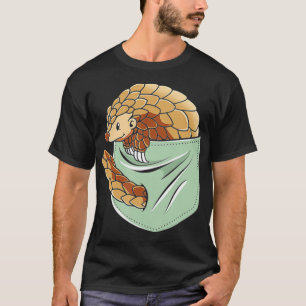 Pangolin In A Pocket Cute Pangolin For Kids  T-Shirt
