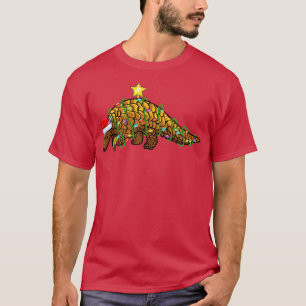 Pangolin Lighting Xmas Tree Matching Pangolin Chri T-Shirt