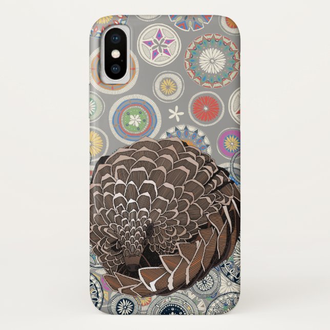 pangolin mandala Case-Mate iPhone case (Back)