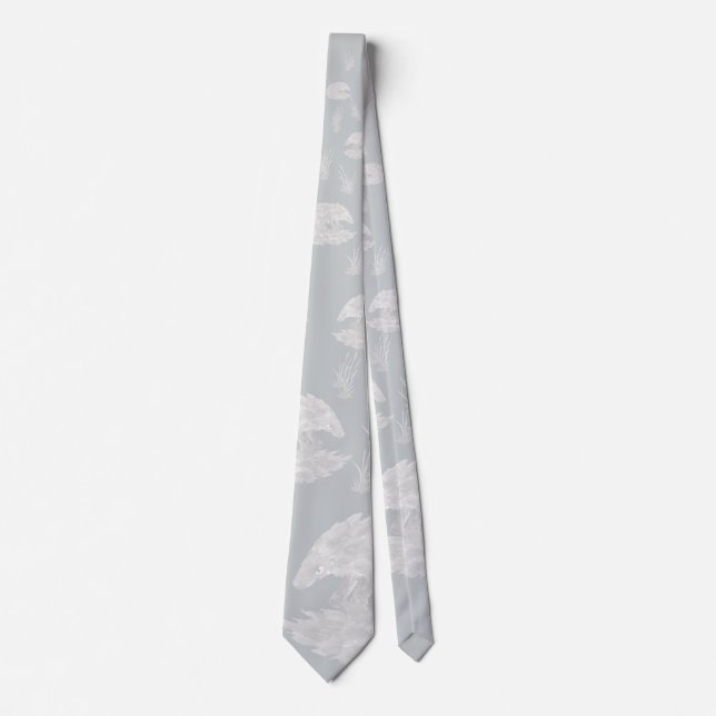 Pangolin Neck Tie (light design) (Front)