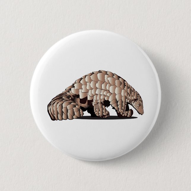 PANGOLIN-Only 6 Cm Round Badge (Front)